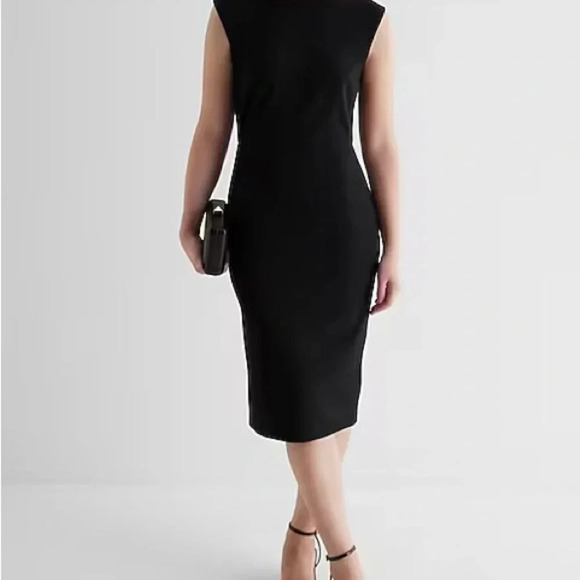 Express Classic Sheath Midi Dress - Picture 3 of 6